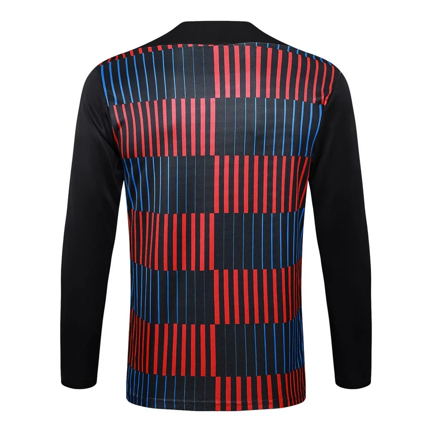 Survetement Barca Training 2024 2025 Noir Bleu – Image 3
