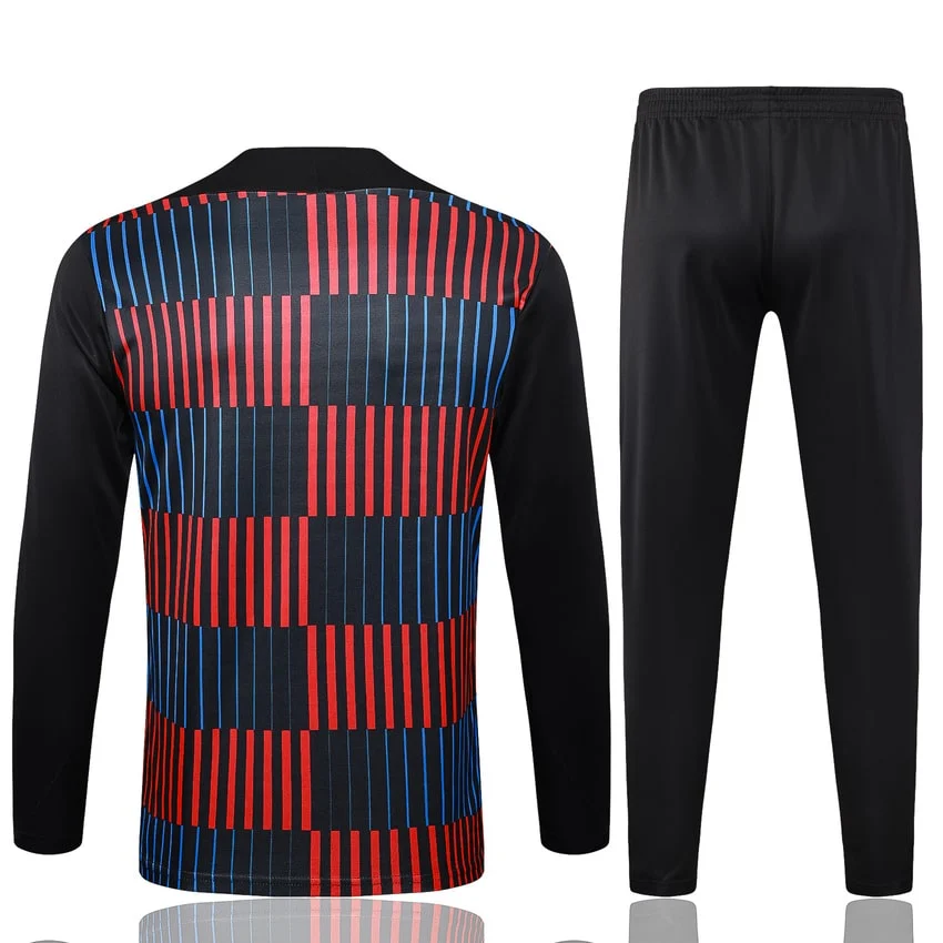 Survetement Barca Training 2024 2025 Noir Bleu – Image 4