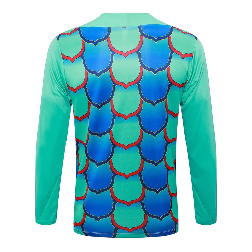 Survetement Barca Training 2024 2025 Vert Bleu – Image 3