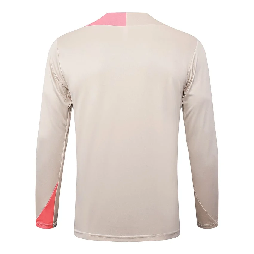 Survetement Barca Training 2025 2026 Beige Rose – Image 3