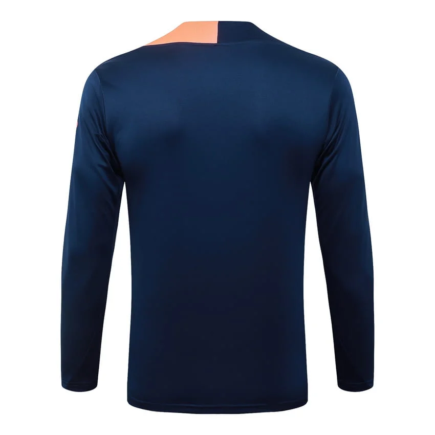 Survetement Barca Training 2025 2026 Bleu Orange – Image 3