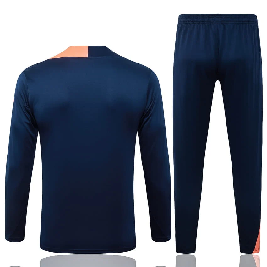 Survetement Barca Training 2025 2026 Bleu Orange – Image 4