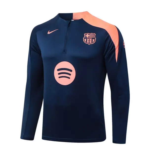Survetement Barca Training 2025 2026 Bleu Orange