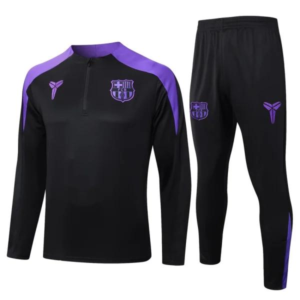 Survetement Barca Training 2025 2026 Noir Violet