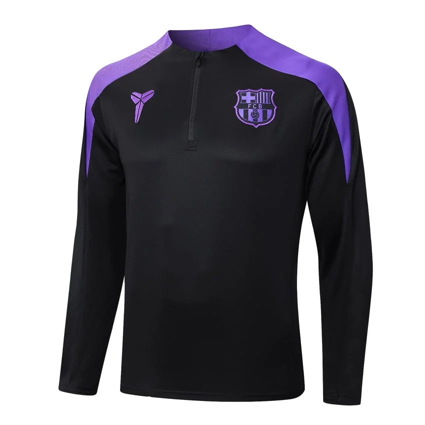Survetement Barca Training 2025 2026 Noir Violet – Image 2