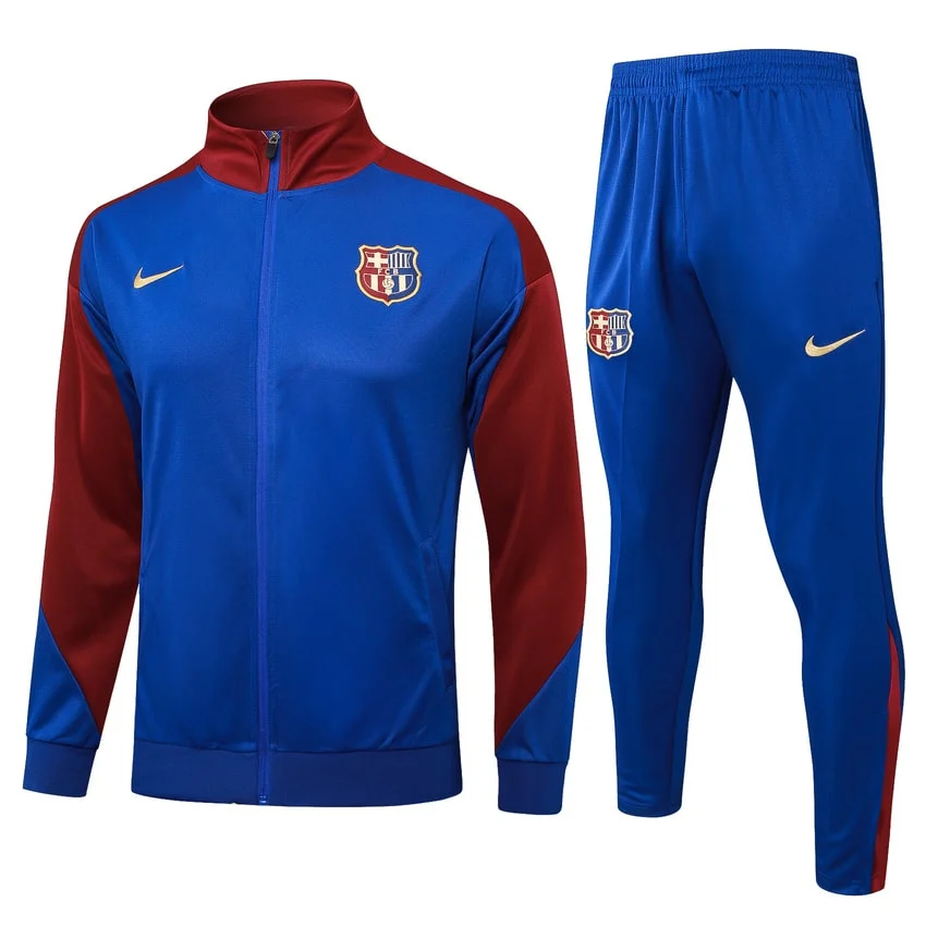Survetement Barca Veste 2024 2025 Bleu