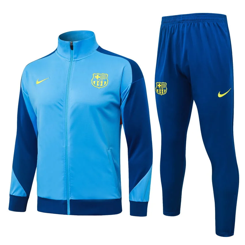 Survetement Barca Veste 2025 2026 Bleu Clair
