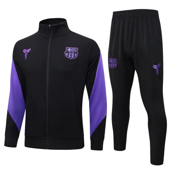Survetement Barca Veste 2025 2026 Noir Violet
