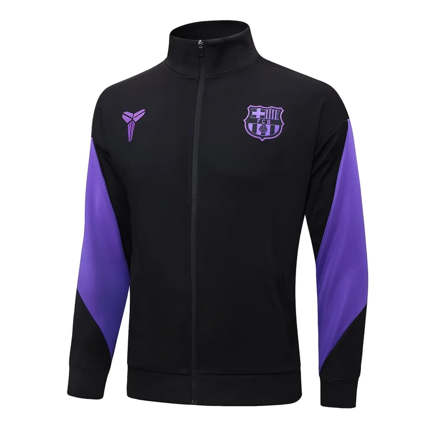 Survetement Barca Veste 2025 2026 Noir Violet – Image 2