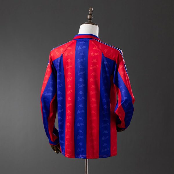 Maillot Barca Domicile 1996 1997 Manches Longues