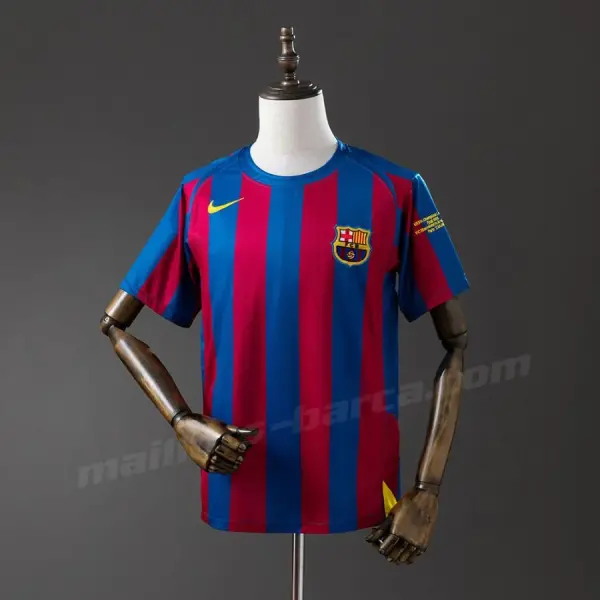 Maillot Barca Domicile 2005 2006 UCL