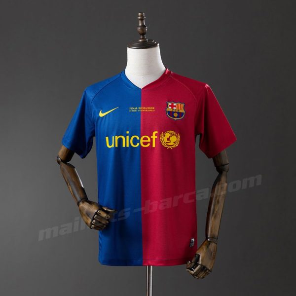 Maillot Barca Domicile 2008 2009