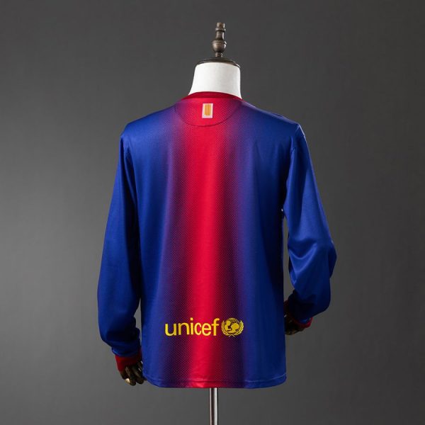 Maillot Barca Domicile 2012 2013 Manches Longues