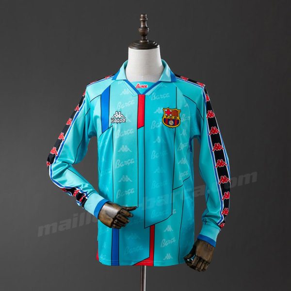 Maillot Barca Exterieur 1995 1997 Manches Longues