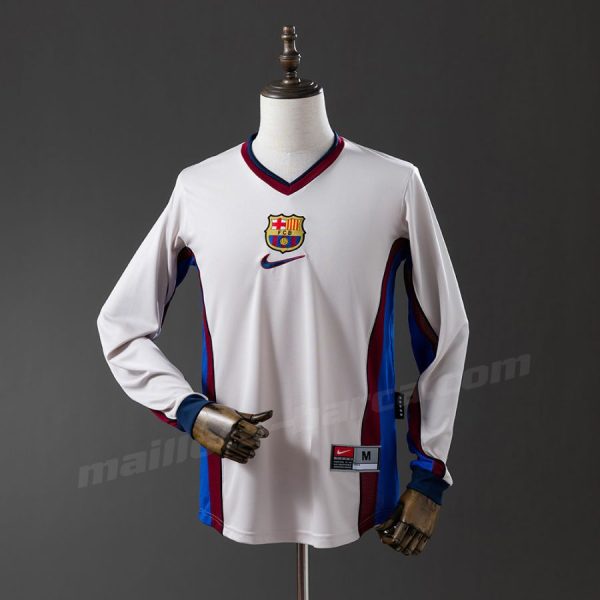 Maillot Barca Exterieur 1998 1999 Manches Longues