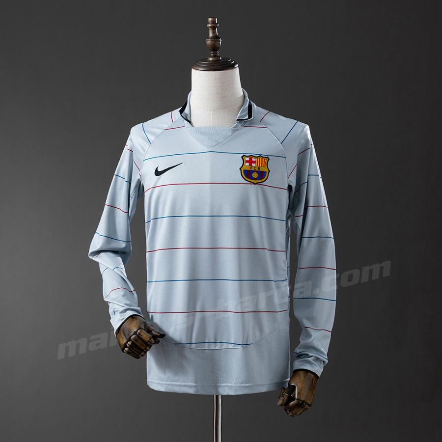 Maillot Barca Exterieur 2003 2004 Manches Longues