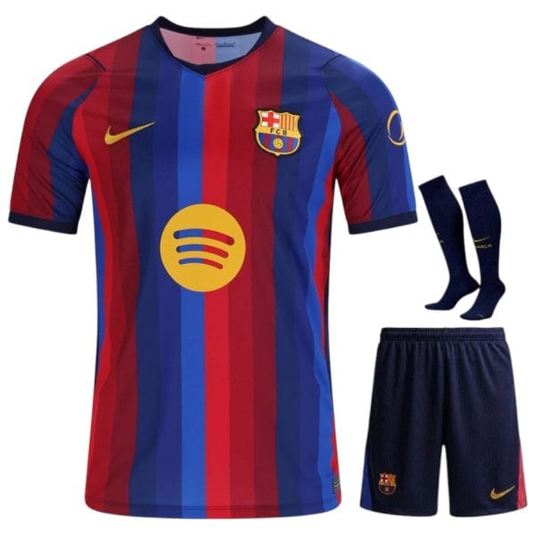 Maillot Kit Enfant Barca 2026 2027 Domicile