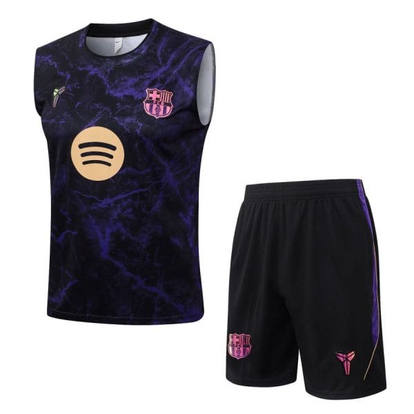 Debardeur Short Barca 2026 2027 Noir Violet