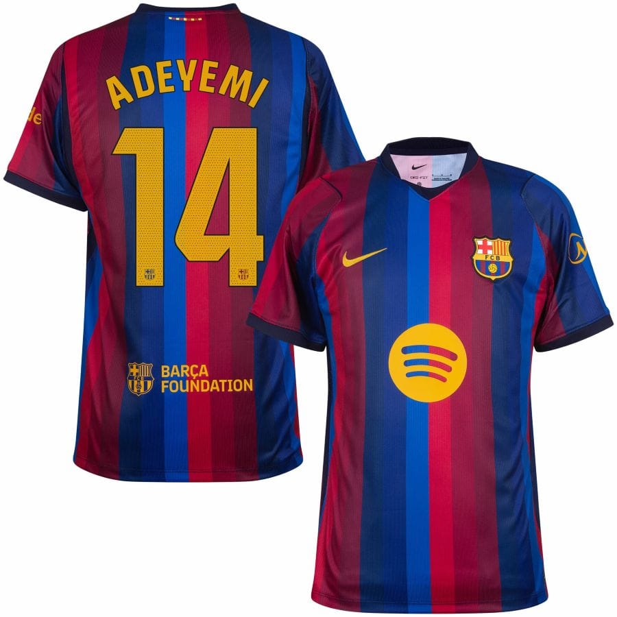 Maillot Barca Domicile 2026 2027 Adeyemi