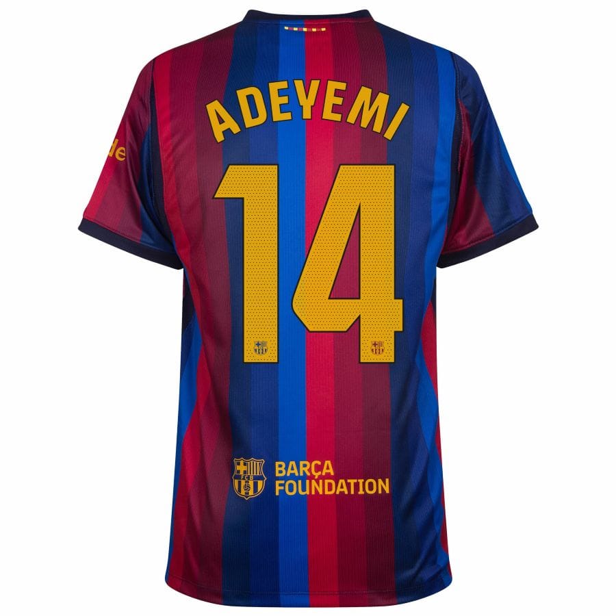 Maillot Barca Domicile 2026 2027 Adeyemi