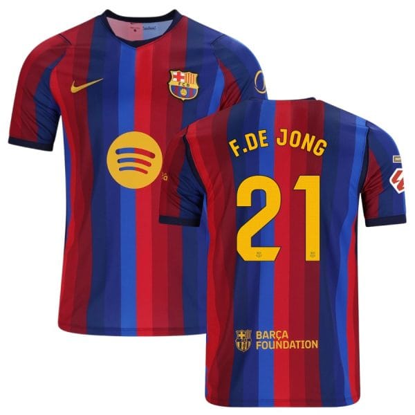 Maillot Barca Domicile 2026 2027 De Jong