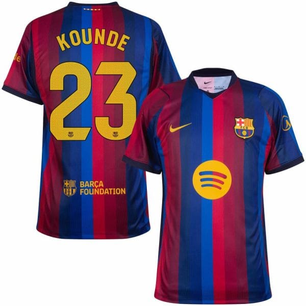Maillot Barca Domicile 2026 2027 Kounde