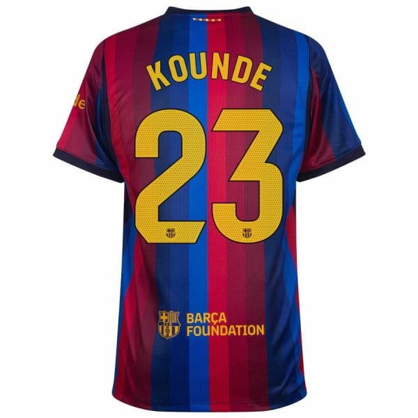 Maillot Barca Domicile 2026 2027 Kounde