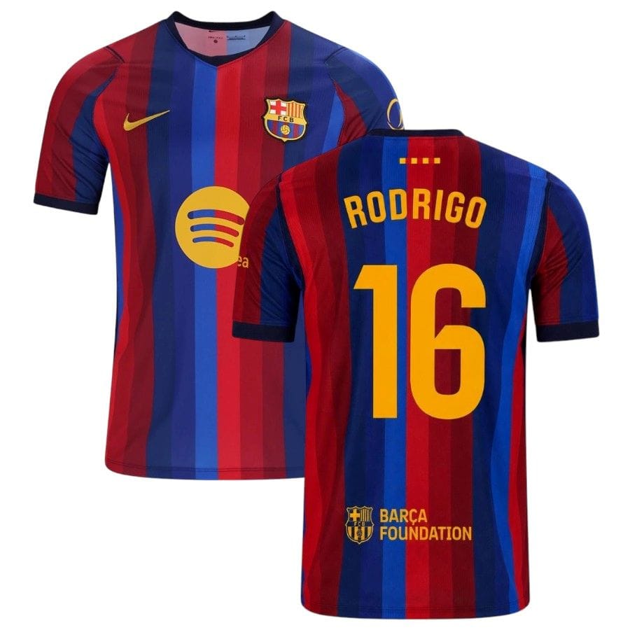 Maillot Barca Domicile 2026 2027 Rodri
