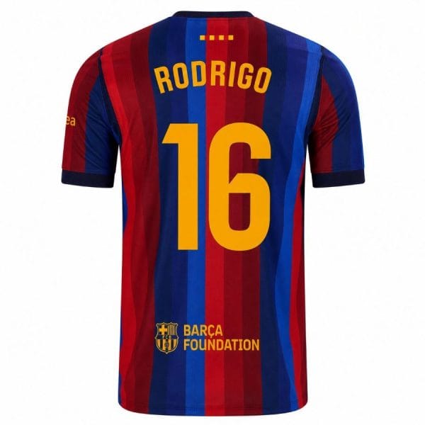 Maillot Barca Domicile 2026 2027 Rodri
