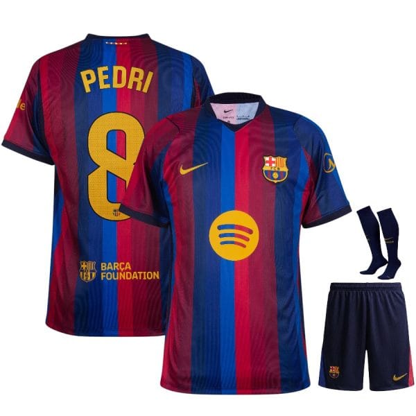 Maillot Kit Enfant Barca Domicile 2026 2027 Pedri