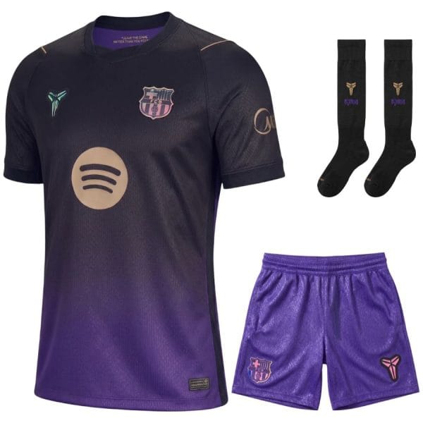 Maillot Kit Enfant Barca Exterieur 2026 2027