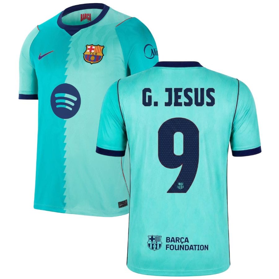 Maillot Enfant Barca Third 2026 2027 Jesus