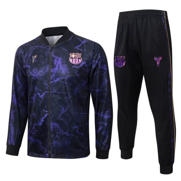 Survetement Barca Veste 2026 2027 Noir Violet